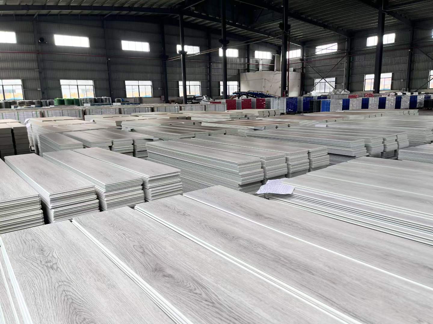 SPC flooring unpacked stock
